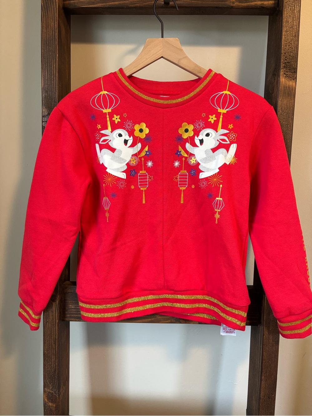 Disney Thumper Bunny Lunar New Year Sweatshirt - 10/12 Youth